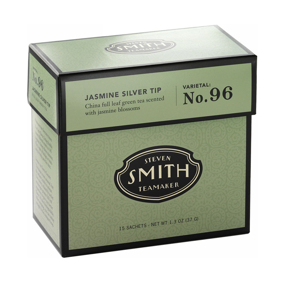 Smith Teamaker Jasmine Silver Tip Green Tea, 15 Bags